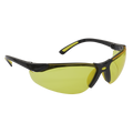 Zante Style Amber Lens Safety Glasses with Flexi Arms 9215