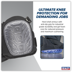 Hard Shell Gel Knee Pads - Pair 9711
