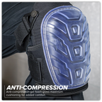 Hard Shell Gel Knee Pads - Pair 9711