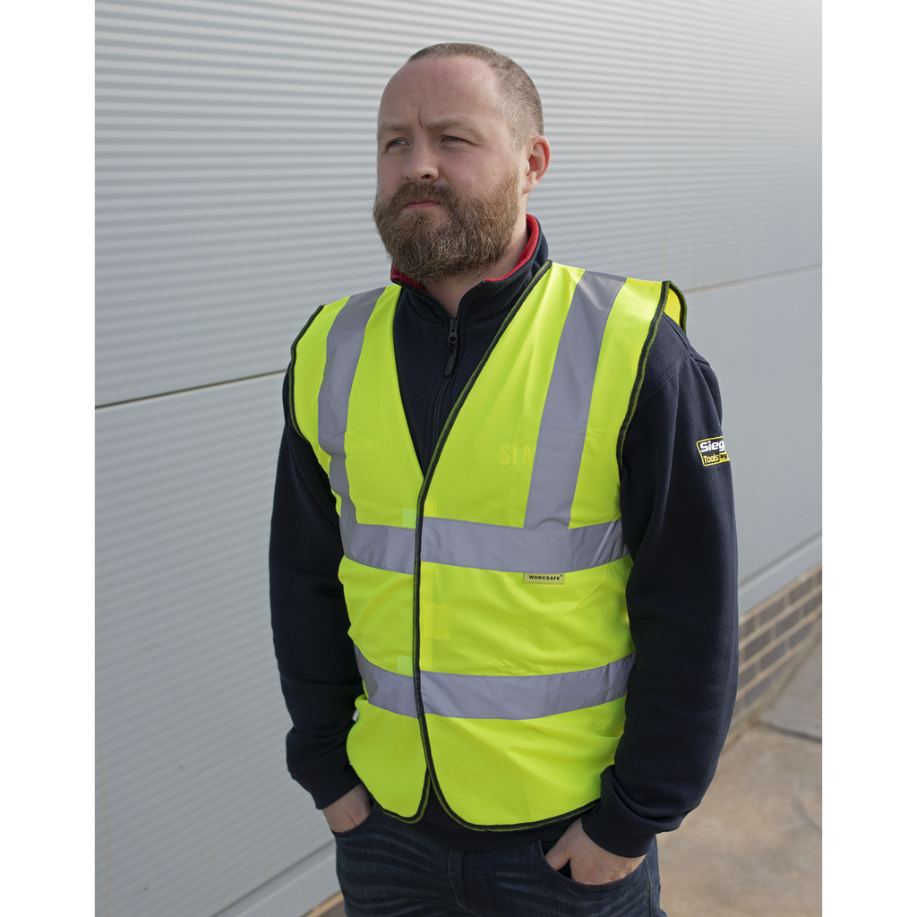 Hi-Vis Yellow Waistcoat - Medium 9804M