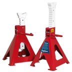 Auto Rise Ratchet Axle Stands (Pair) 10 Tonne Capacity per Stand AAS10000