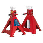Auto Rise Ratchet Axle Stands (Pair) 10 Tonne Capacity per Stand AAS10000