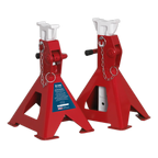 Auto Rise Ratchet Axle Stands (Pair) 3 Tonne Capacity per Stand AAS3000