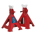 Auto Rise Ratchet Axle Stands (Pair) 5 Tonne Capacity per Stand AAS5000