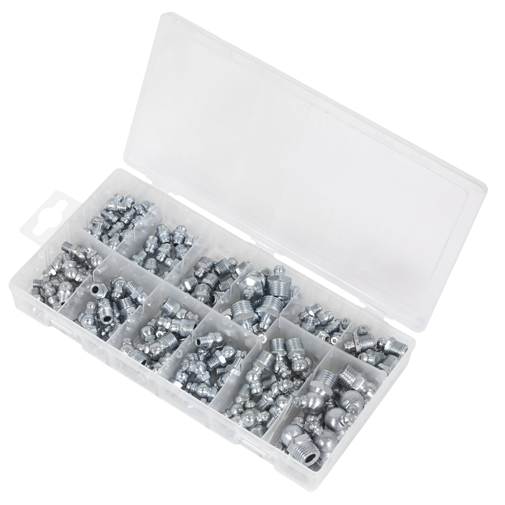 Metric/BSP/UNF Grease Nipple Assortment 130pc AB009GN