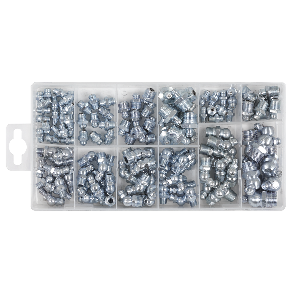 Metric/BSP/UNF Grease Nipple Assortment 130pc AB009GN