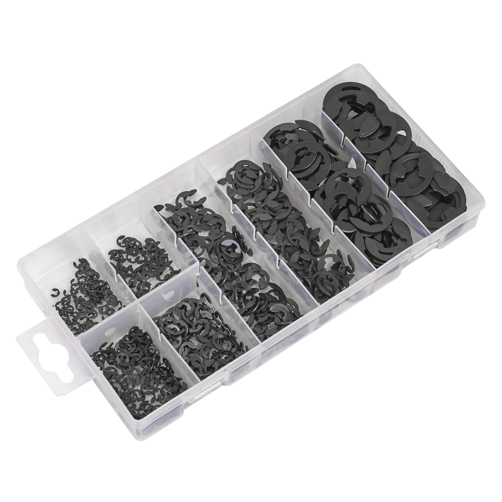 E-Clip Retainer Assortment 800pc AB012ER