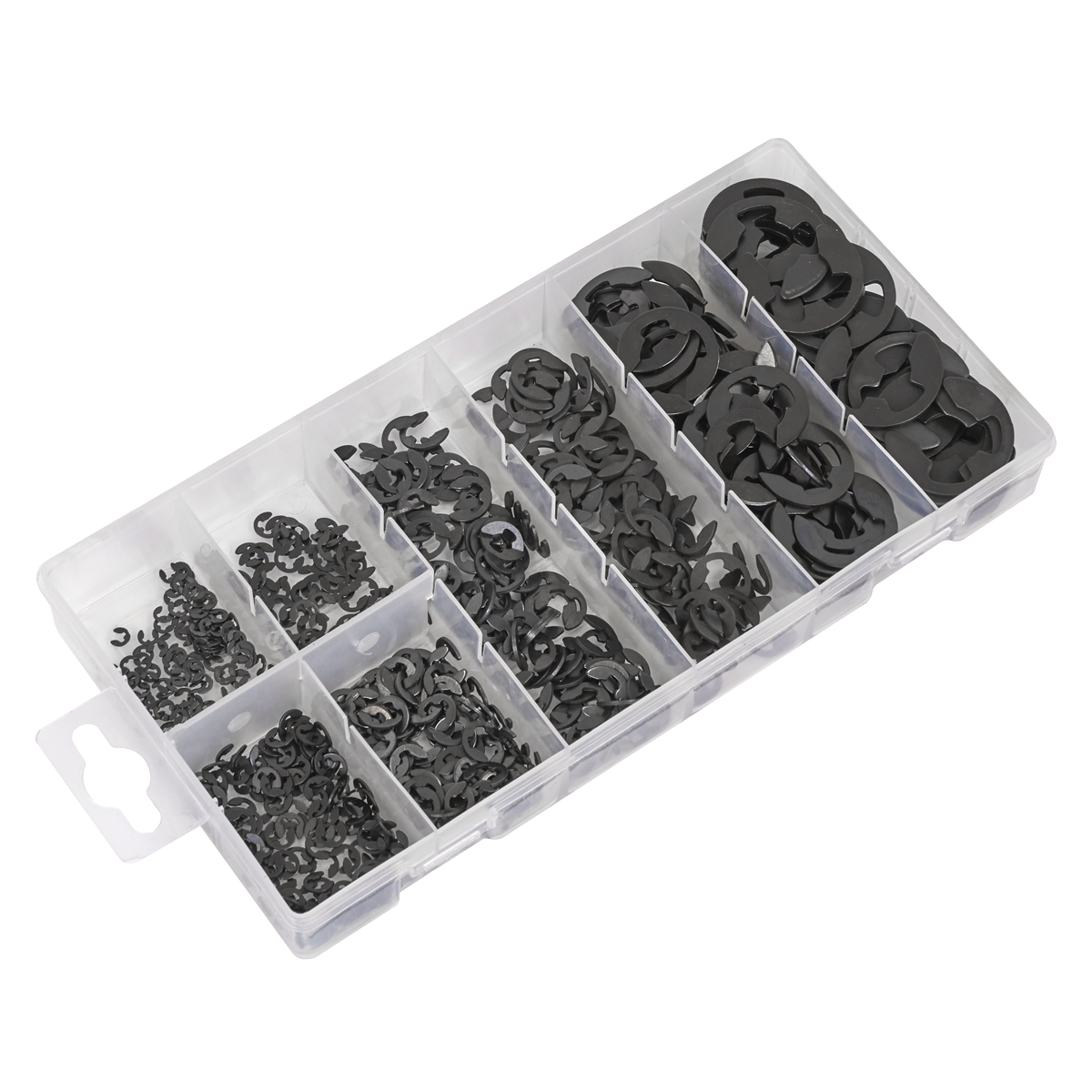 E-Clip Retainer Assortment 800pc AB012ER