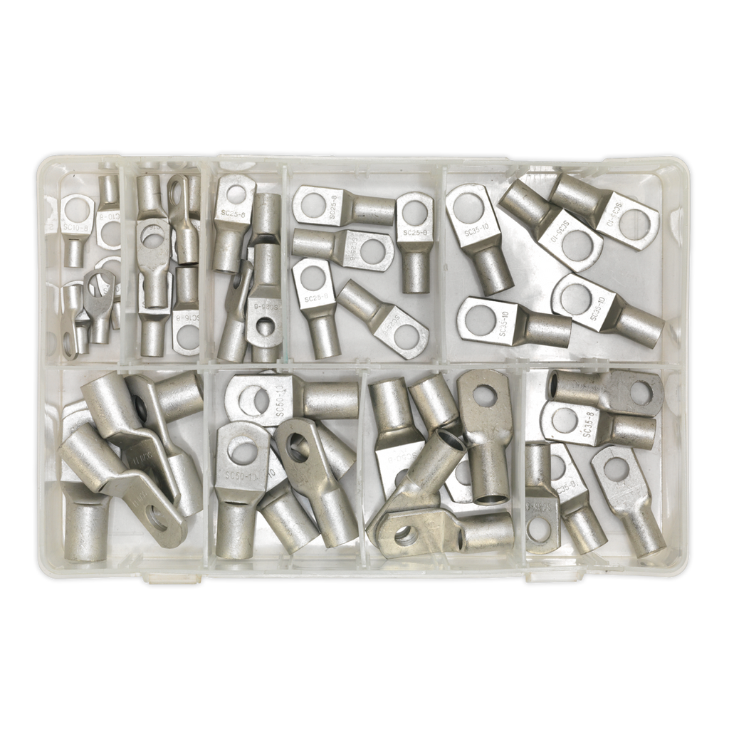 Copper Lug Terminal Assortment 52pc AB016CT