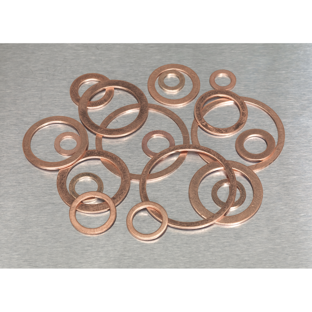 Copper Sealing Washer Assortment 250pc AB020CW