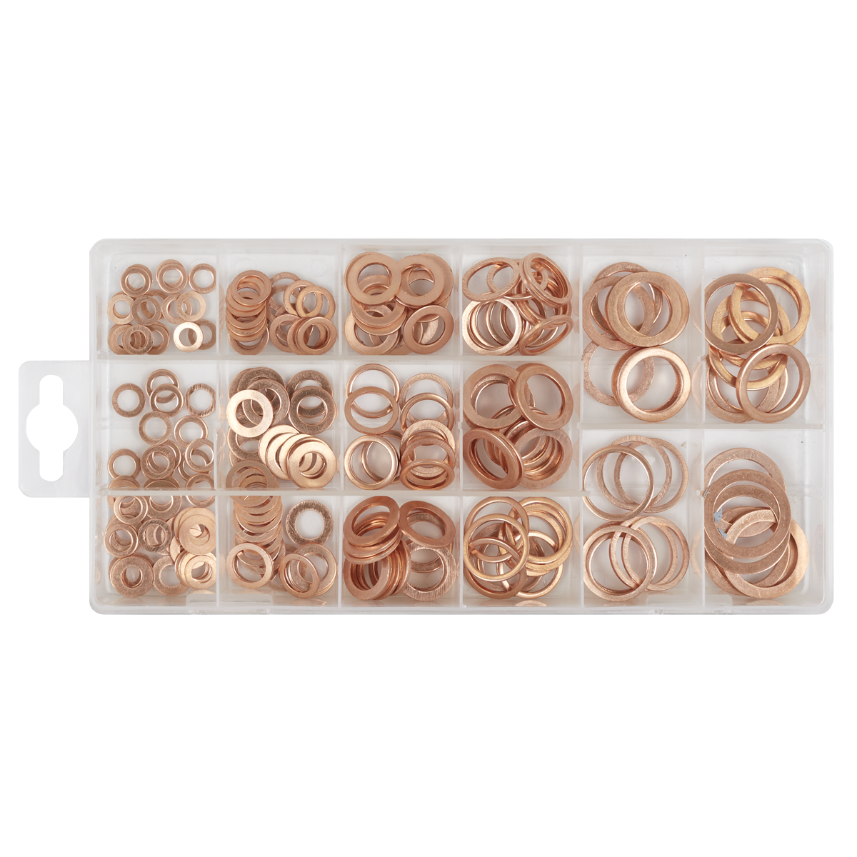 Copper Sealing Washer Assortment 250pc AB020CW