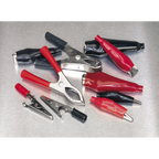 Crocodile Clip Assortment 60pc - Black & Red AB023CA