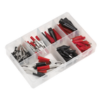 Crocodile Clip Assortment 60pc - Black & Red AB023CA