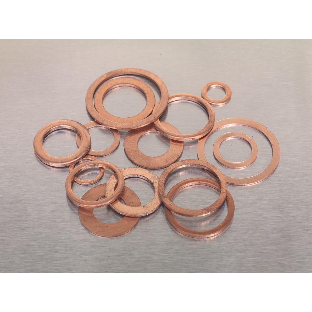 Diesel Injector Copper Washer Assortment 250pc AB027CW