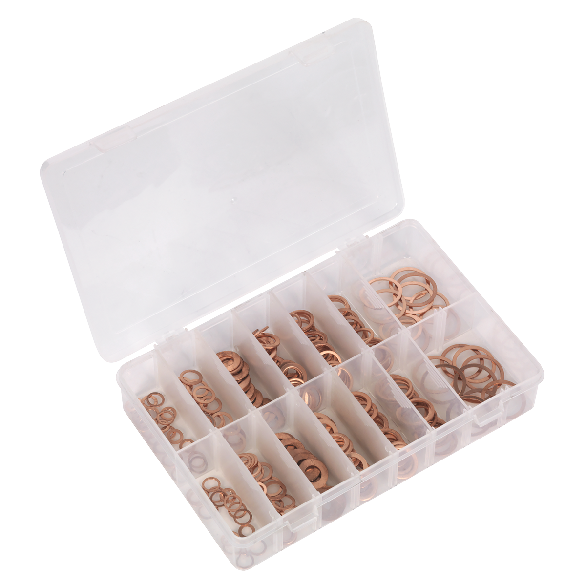 Diesel Injector Copper Washer Assortment 250pc AB027CW