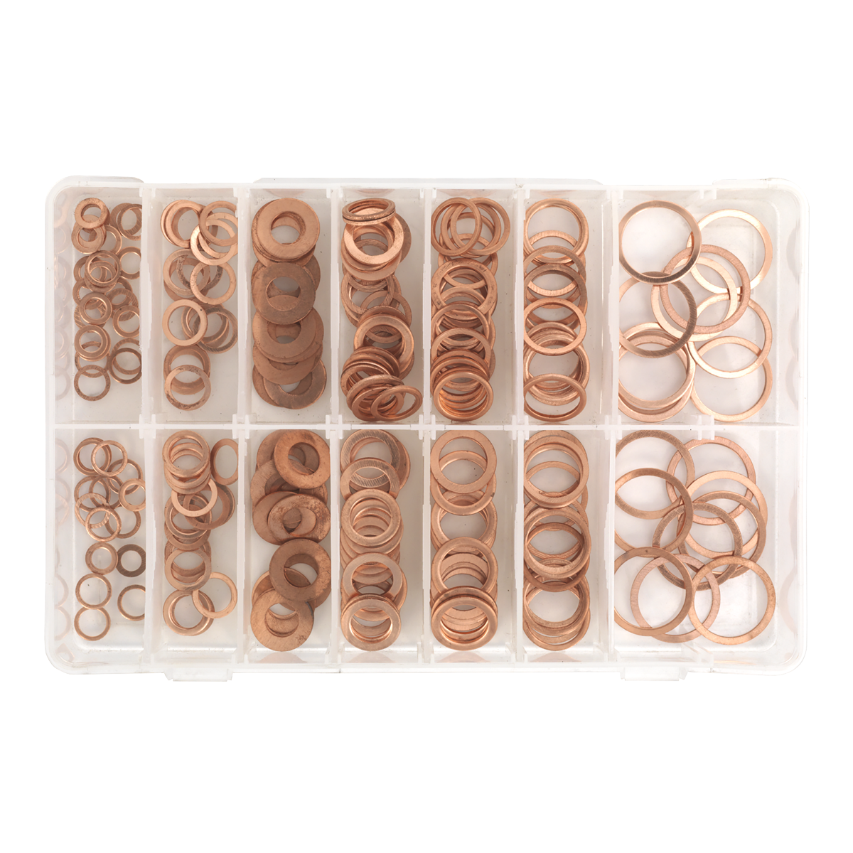 Diesel Injector Copper Washer Assortment 250pc AB027CW