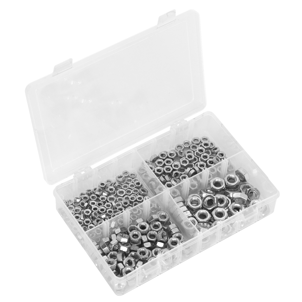 Steel Nut Assortment M5-M10 370pc AB028SN