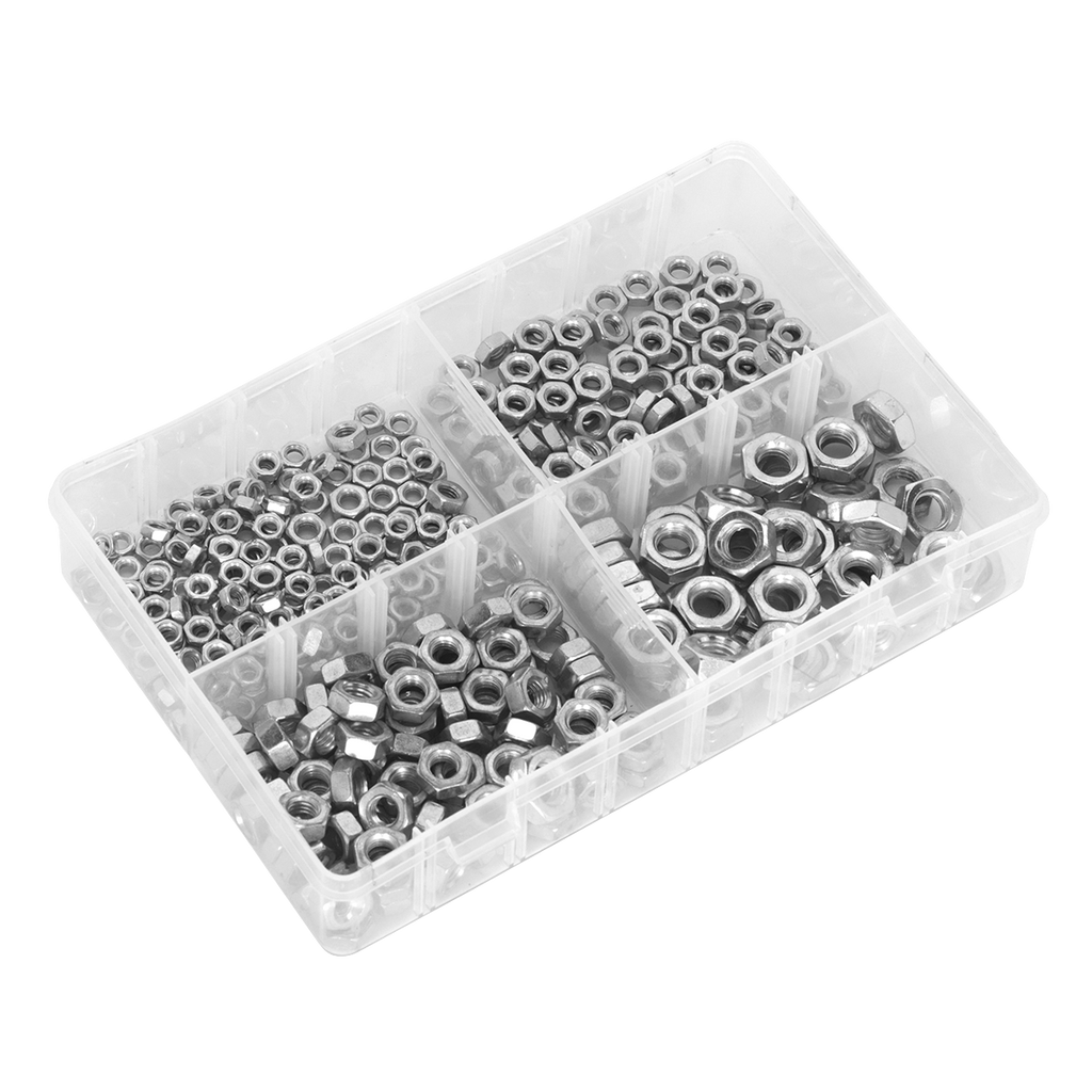 Steel Nut Assortment M5-M10 370pc AB028SN