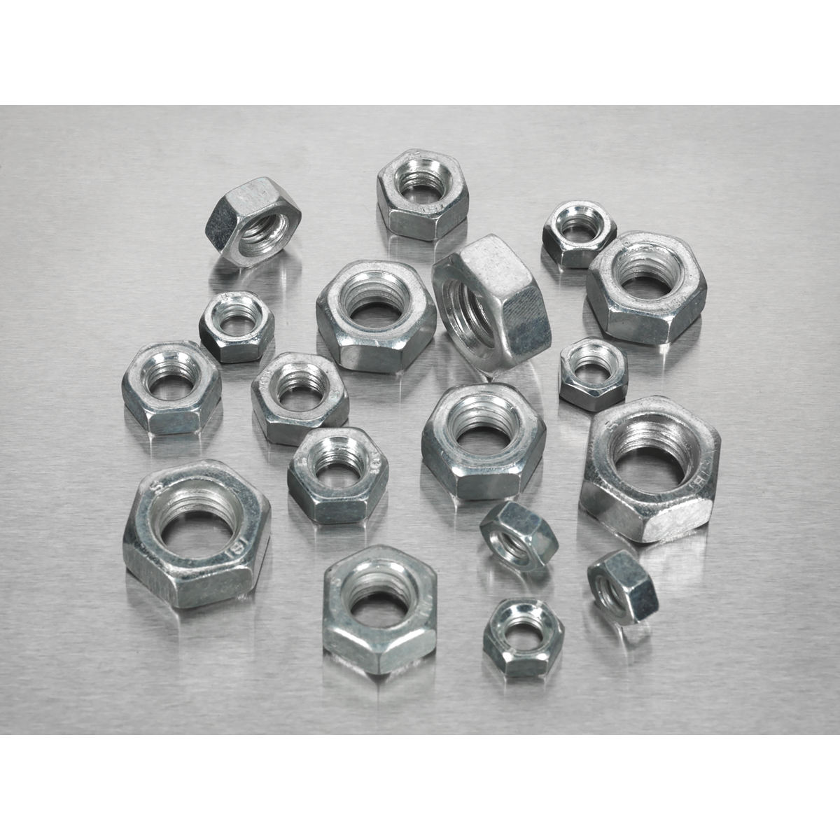 Steel Nut Assortment DIN 934 - 1/4"-1/2"UNF 320pc AB029SN