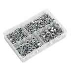 Steel Nut Assortment DIN 934 - 1/4"-1/2"UNF 320pc AB029SN