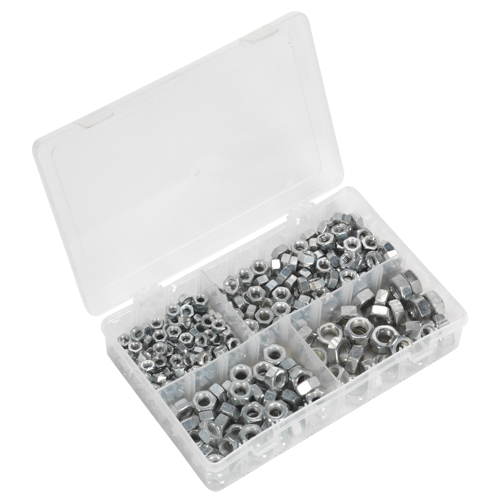 Steel Nut Assortment 1/4"-1/2"UNC 320pc AB030SN