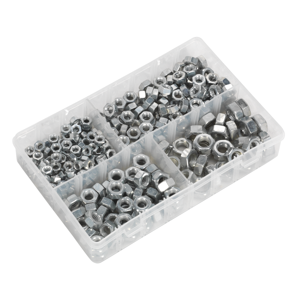 Steel Nut Assortment 1/4"-1/2"UNC 320pc AB030SN