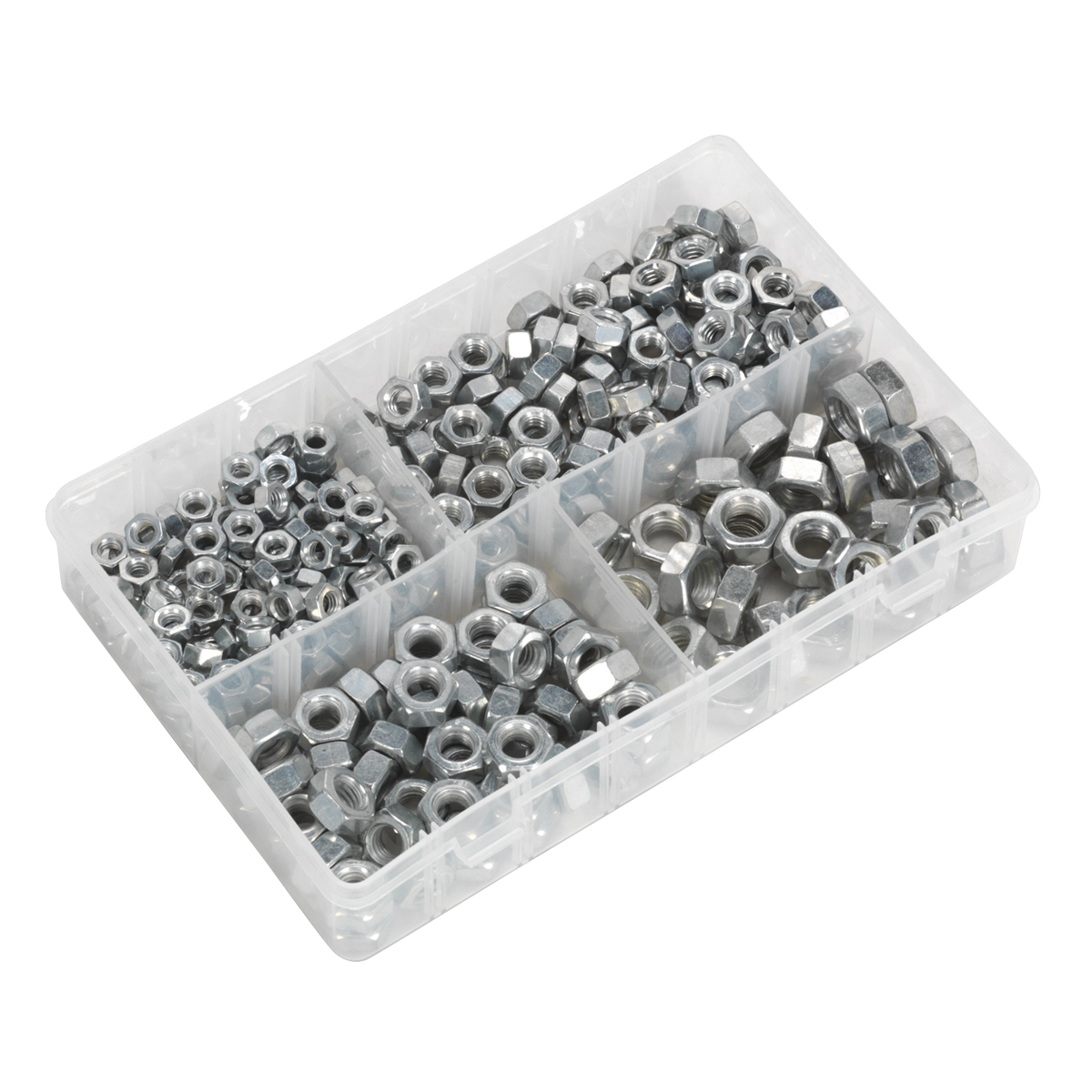Steel Nut Assortment 1/4"-1/2"UNC 320pc AB030SN