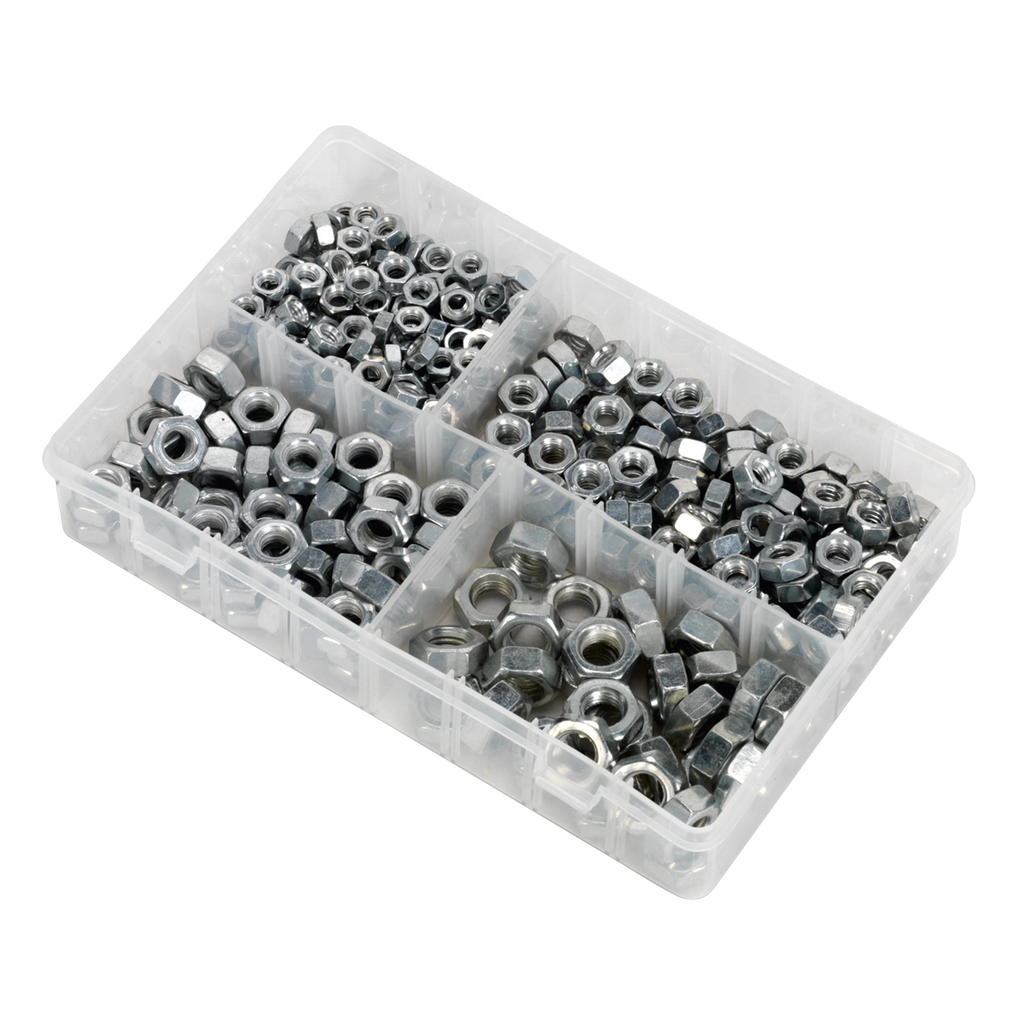 Steel Nut Assortment 1/4"-1/2"UNC 320pc AB030SN