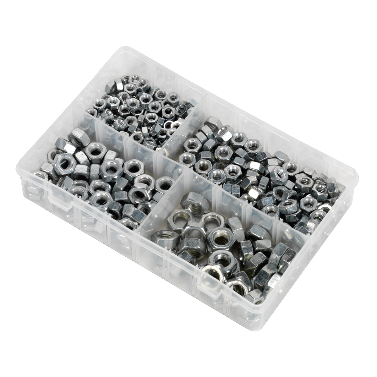 Steel Nut Assortment 1/4"-1/2"UNC 320pc AB030SN