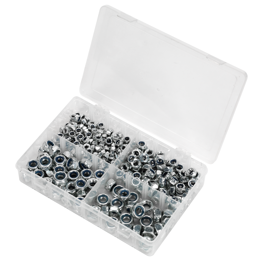 Nylon Locknut Assortment M6-M12 300pc AB032LN