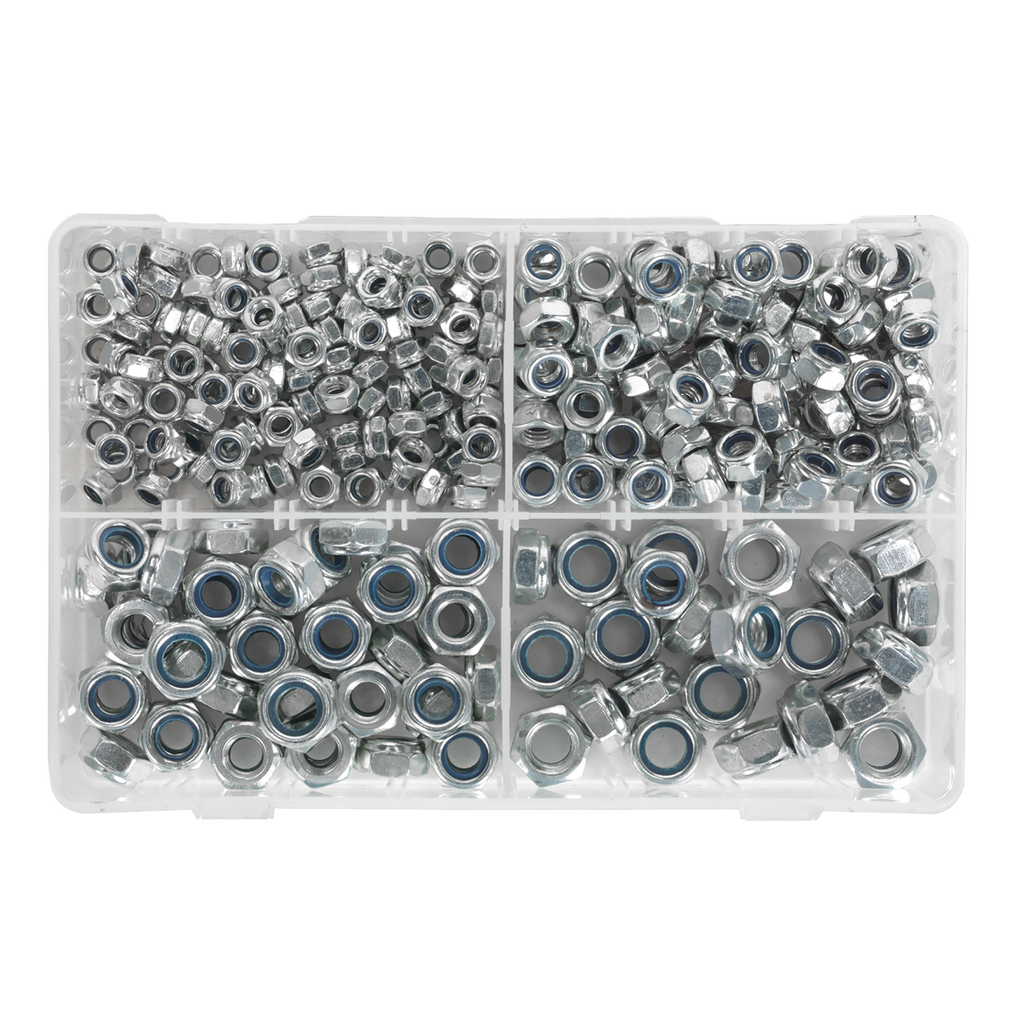 Nylon Locknut Assortment M6-M12 300pc AB032LN