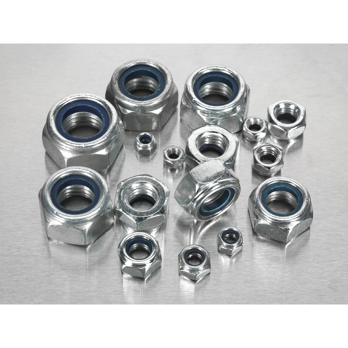 Nylon Locknut Assortment M4-M16 255pc AB033LN