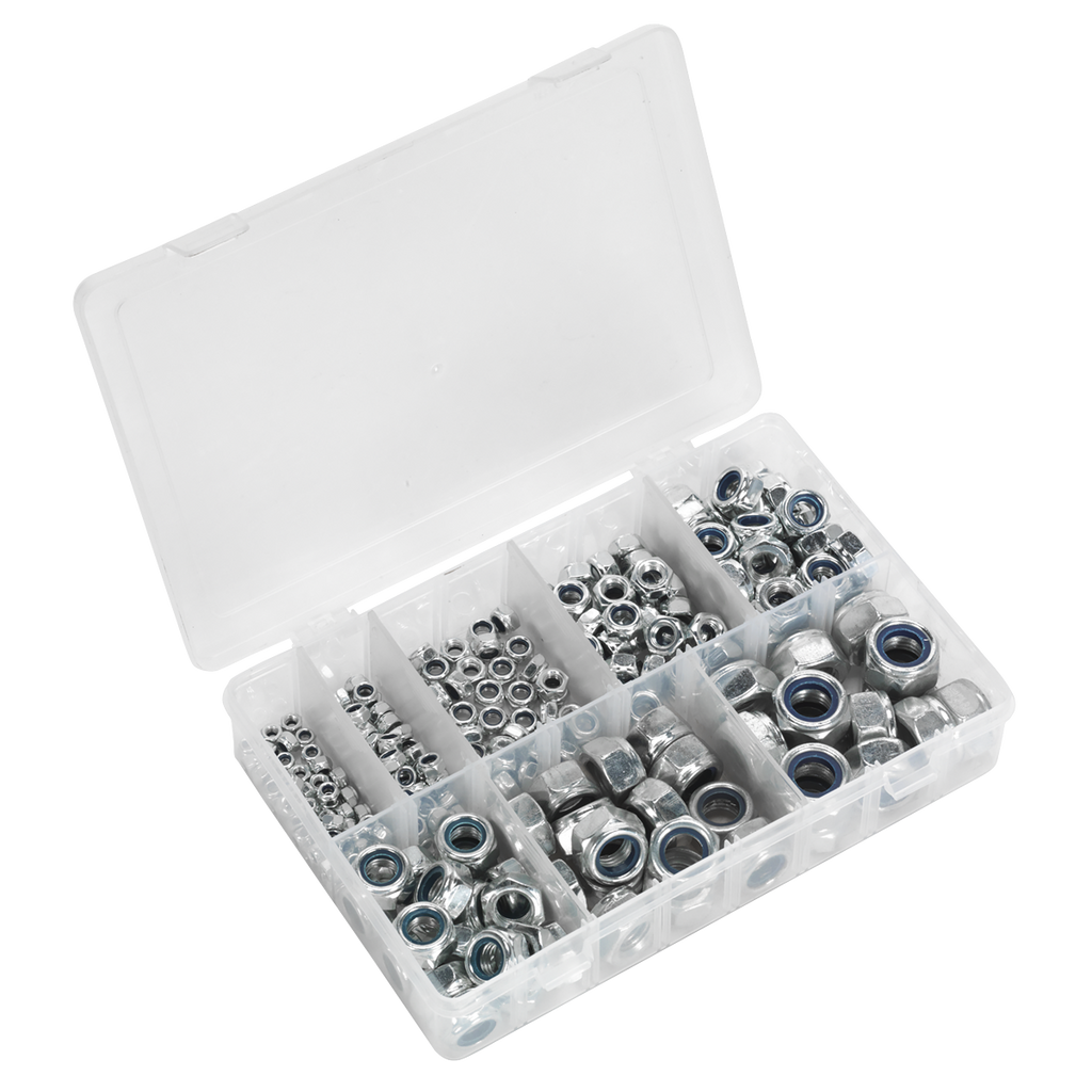 Nylon Locknut Assortment M4-M16 255pc AB033LN