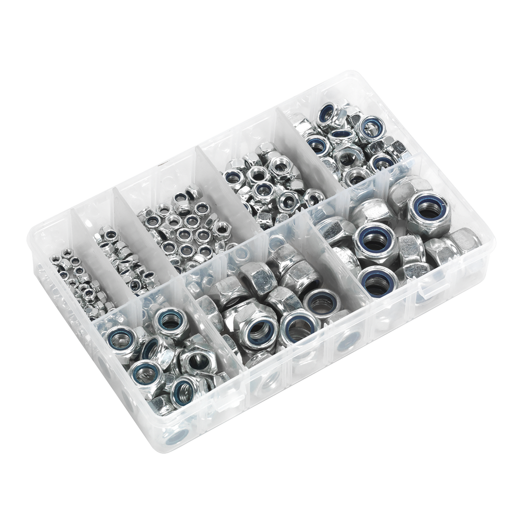 Nylon Locknut Assortment M4-M16 255pc AB033LN