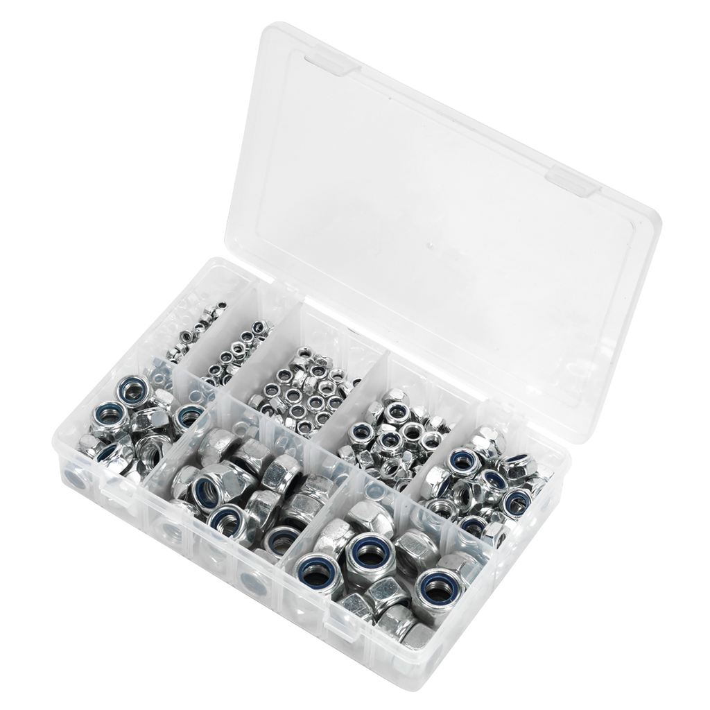 Nylon Locknut Assortment M4-M16 255pc AB033LN