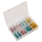 Adhesive Lined Heat Shrink Terminal Assortment 142pc - Blue, Red & Yellow AB037HT