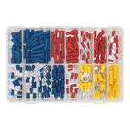 Crimp Terminal Assortment 200pc - Blue, Red & Yellow AB038MT