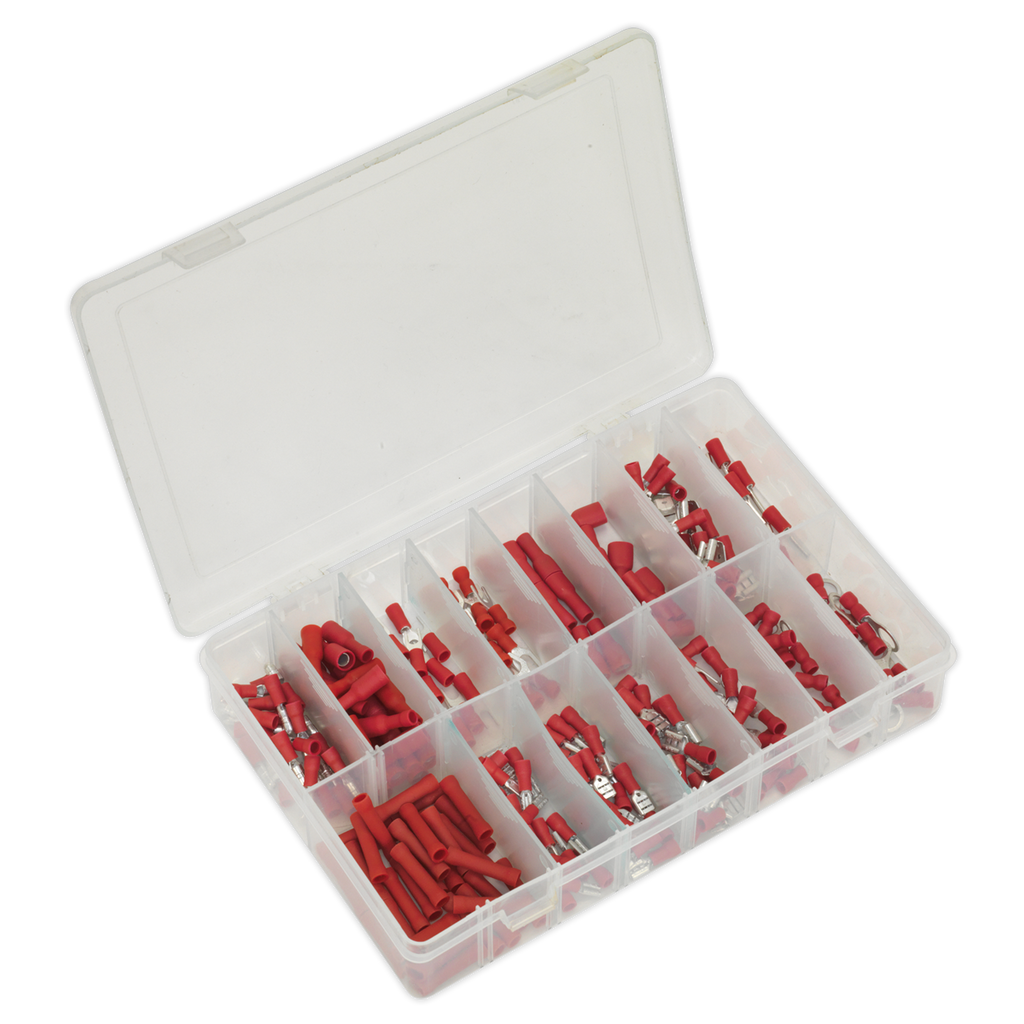 Crimp Terminal Assortment 260pc - Red AB039RT