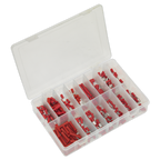 Crimp Terminal Assortment 260pc - Red AB039RT