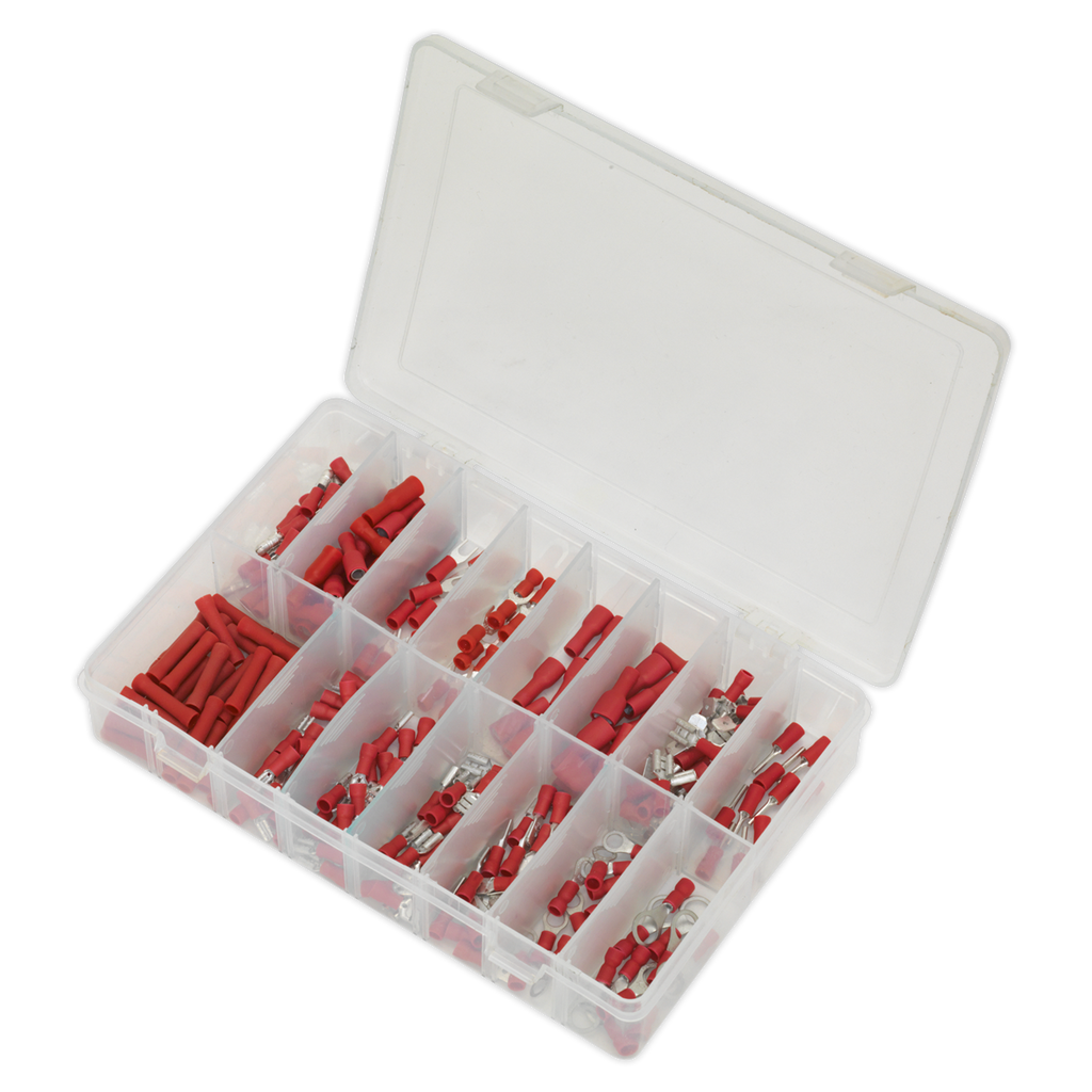 Crimp Terminal Assortment 260pc - Red AB039RT