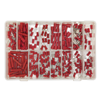 Crimp Terminal Assortment 260pc - Red AB039RT