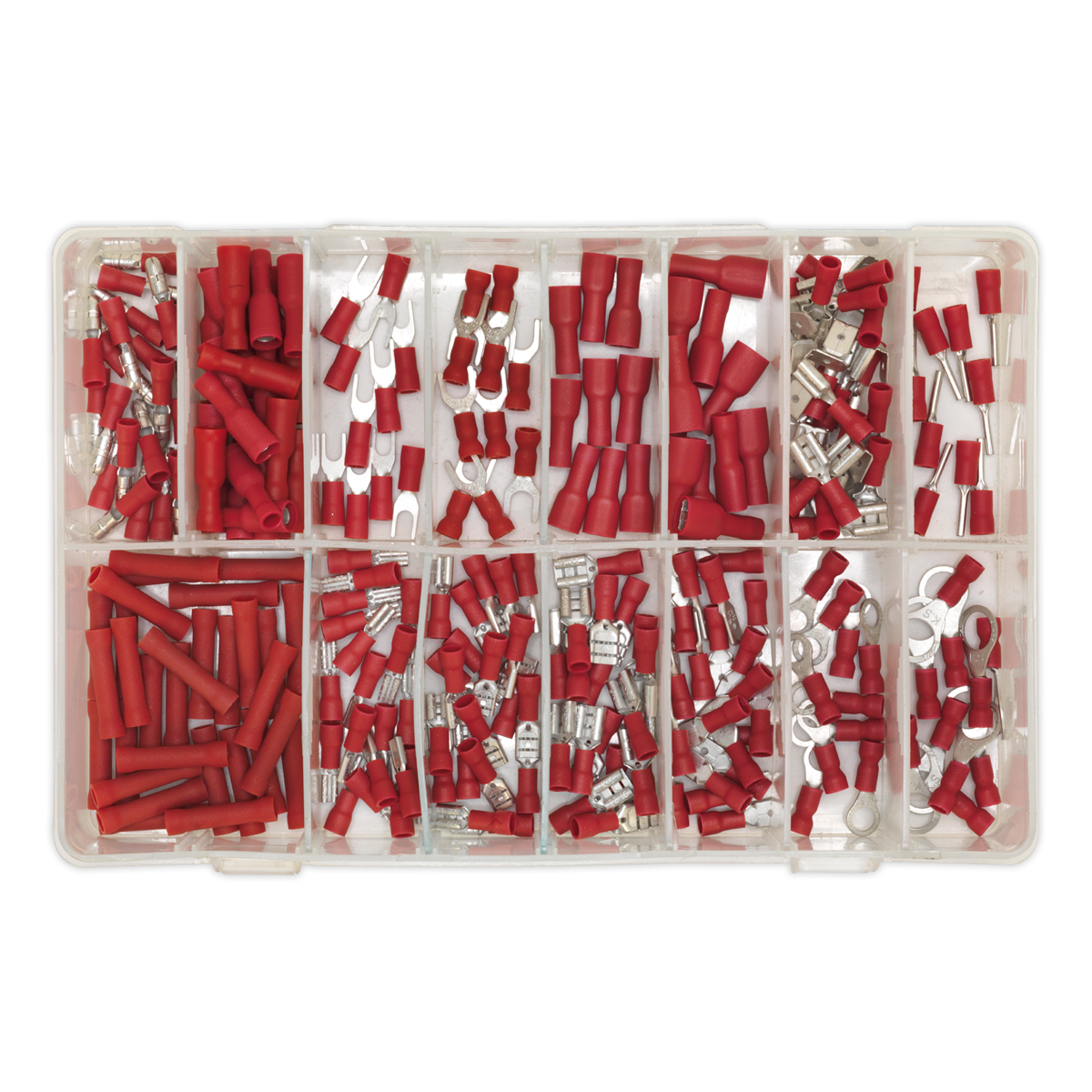 Crimp Terminal Assortment 260pc - Red AB039RT