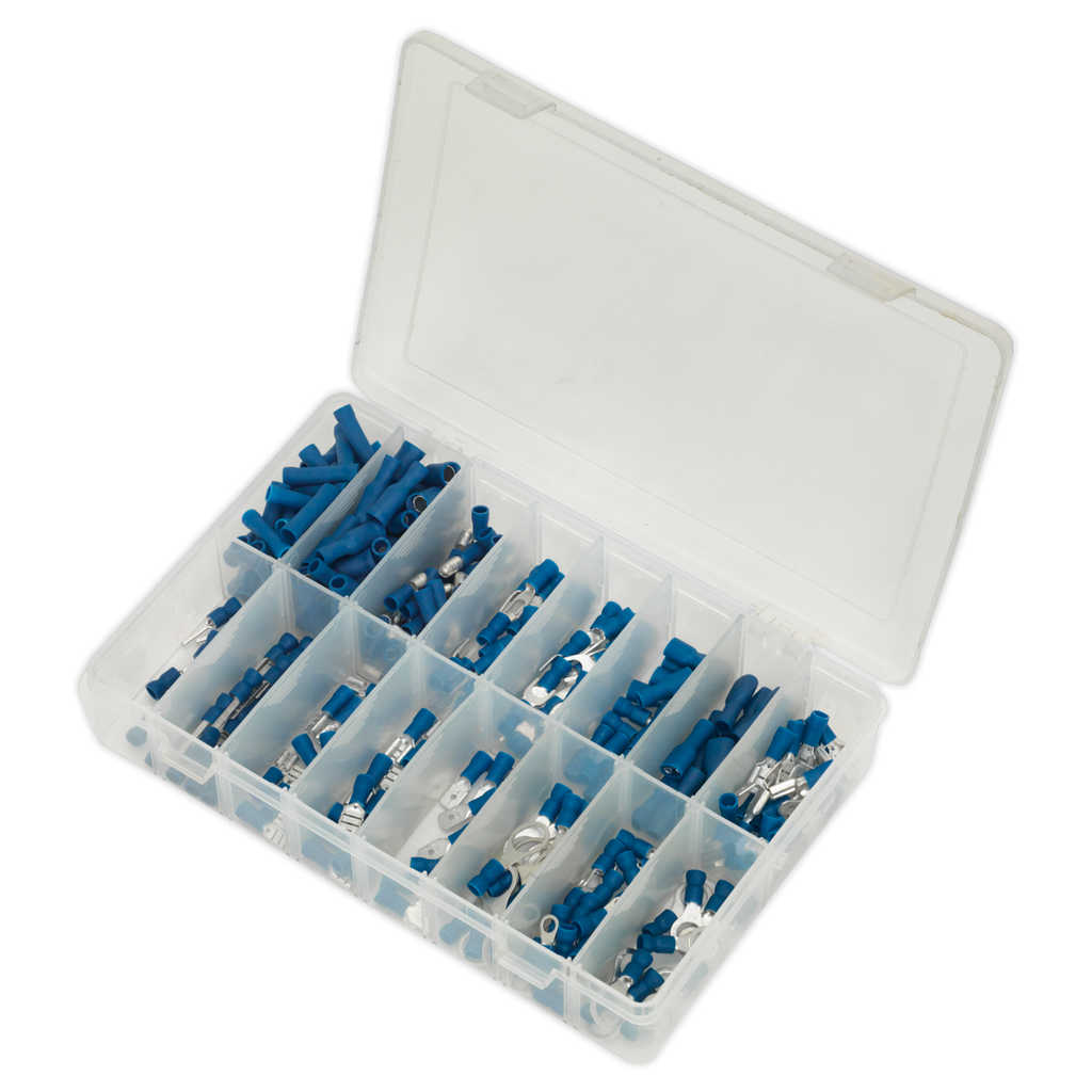 Crimp Terminal Assortment 280pc - Blue AB040BT