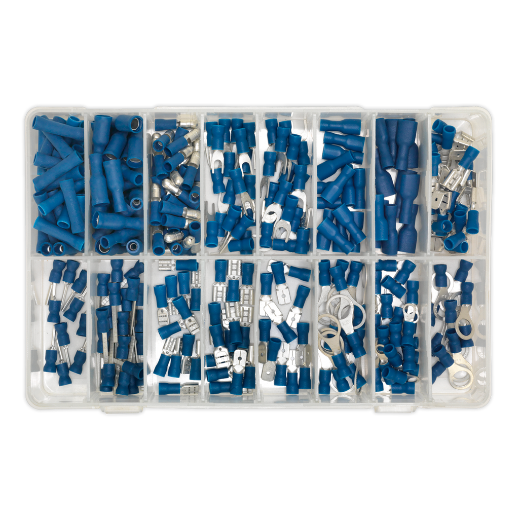 Crimp Terminal Assortment 280pc - Blue AB040BT