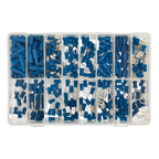 Crimp Terminal Assortment 280pc - Blue AB040BT