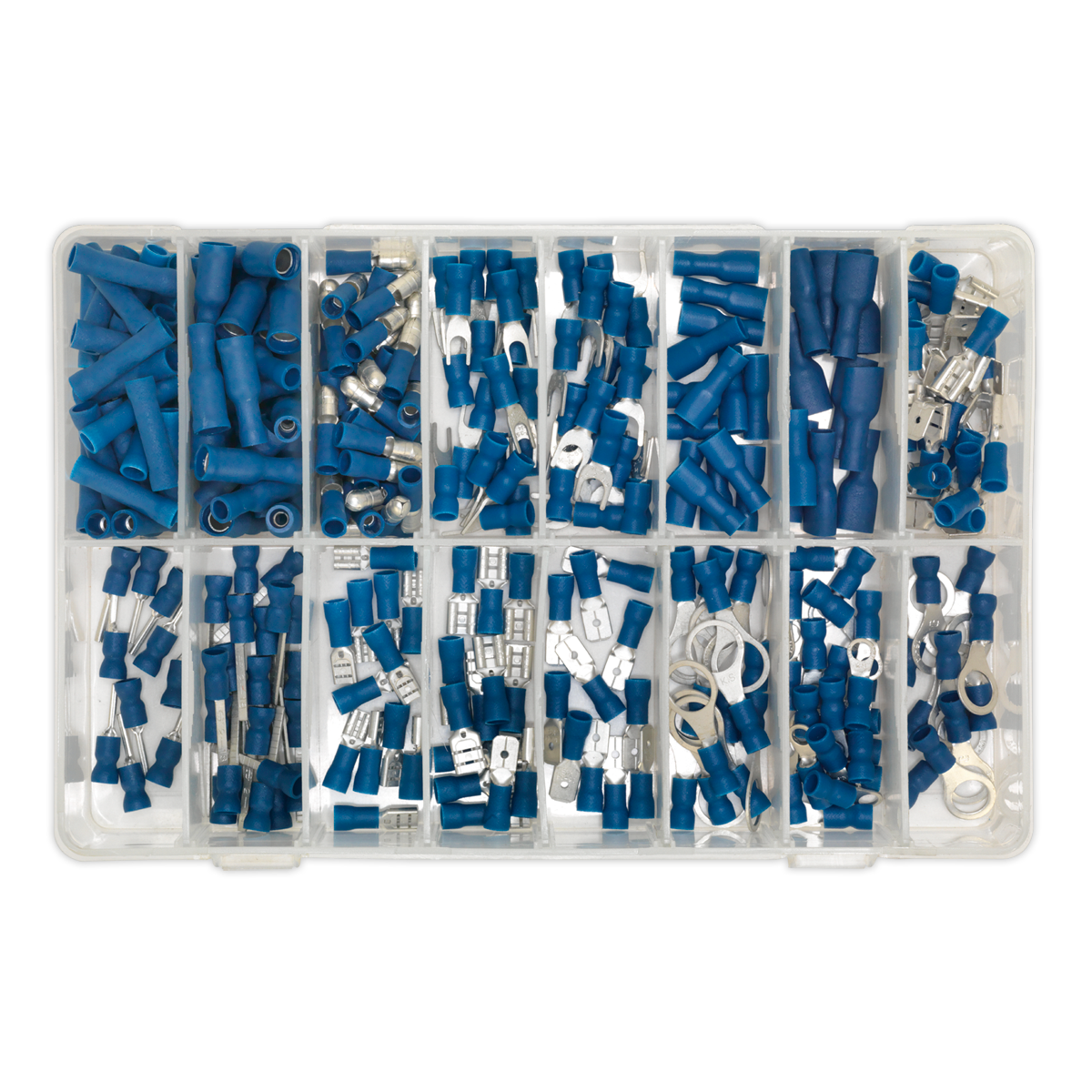 Crimp Terminal Assortment 280pc - Blue AB040BT