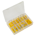 Crimp Terminal Assortment 140pc - Yellow AB041YT