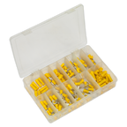 Crimp Terminal Assortment 140pc - Yellow AB041YT