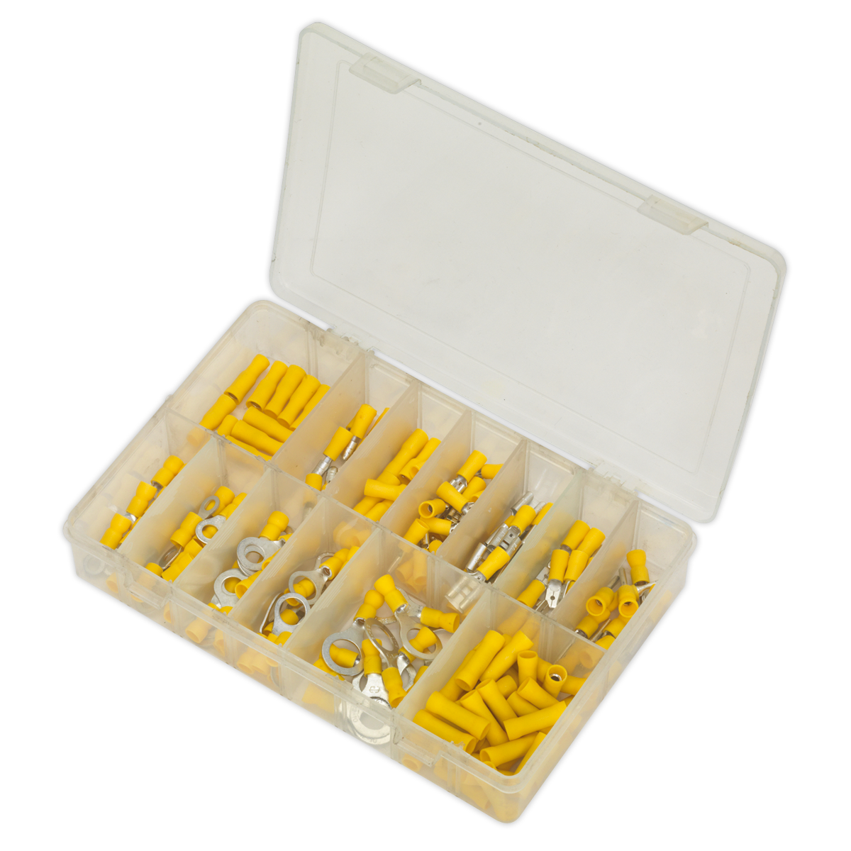 Crimp Terminal Assortment 140pc - Yellow AB041YT