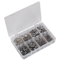 Stainless Steel O-Clip Single Ear Assortment 160pc AB043SE